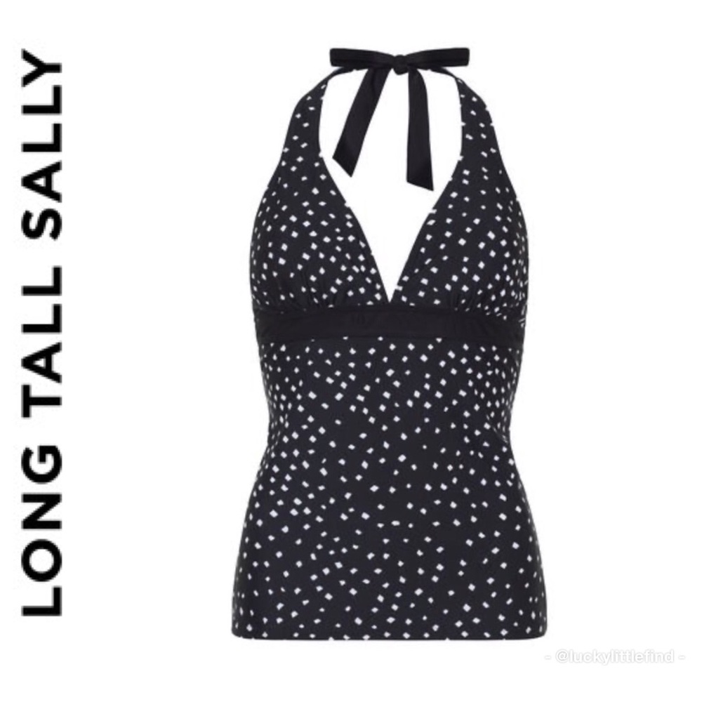NWT Long Tall Sally•  Halter Tankini Top Size 14